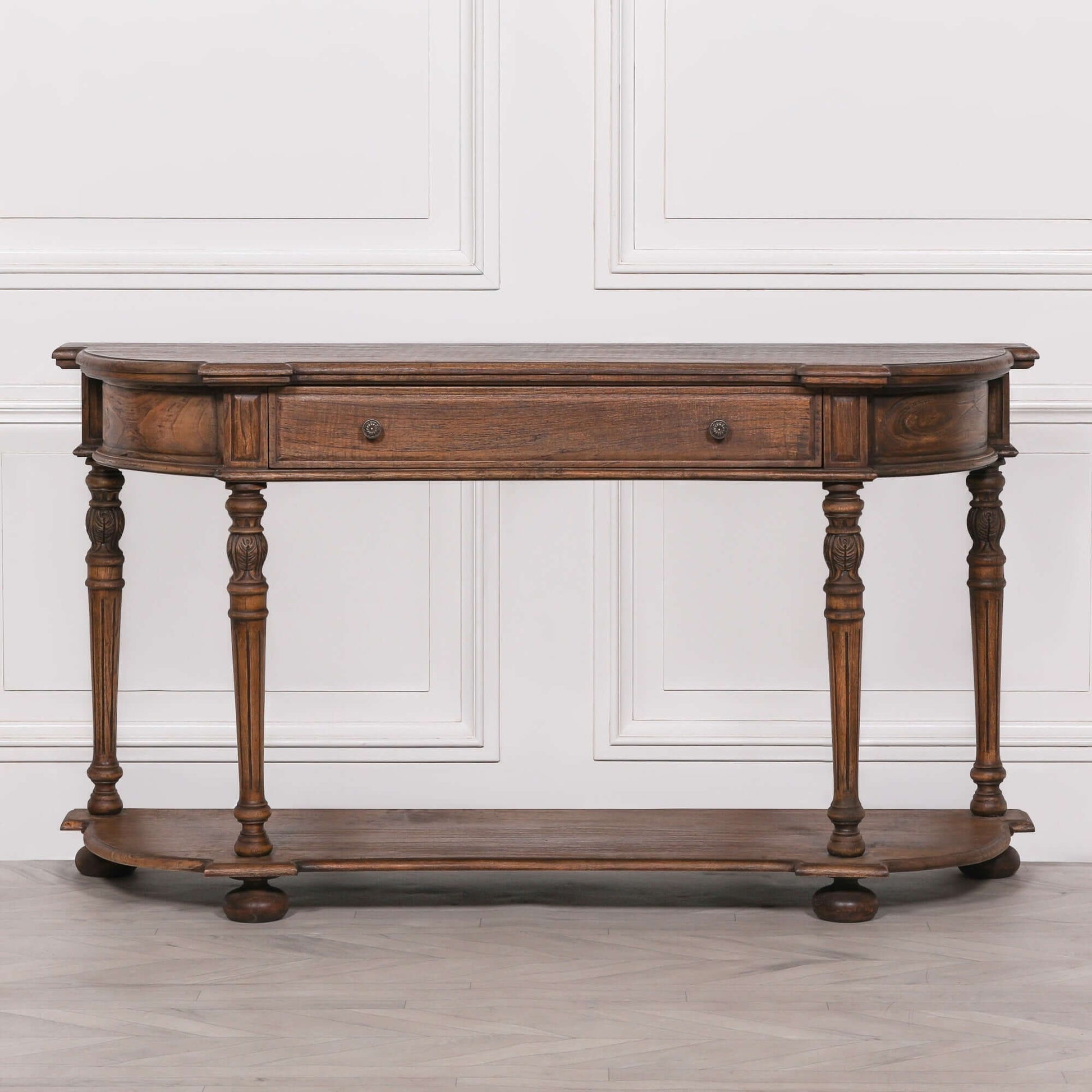 Rustic Wooden Console 151cm