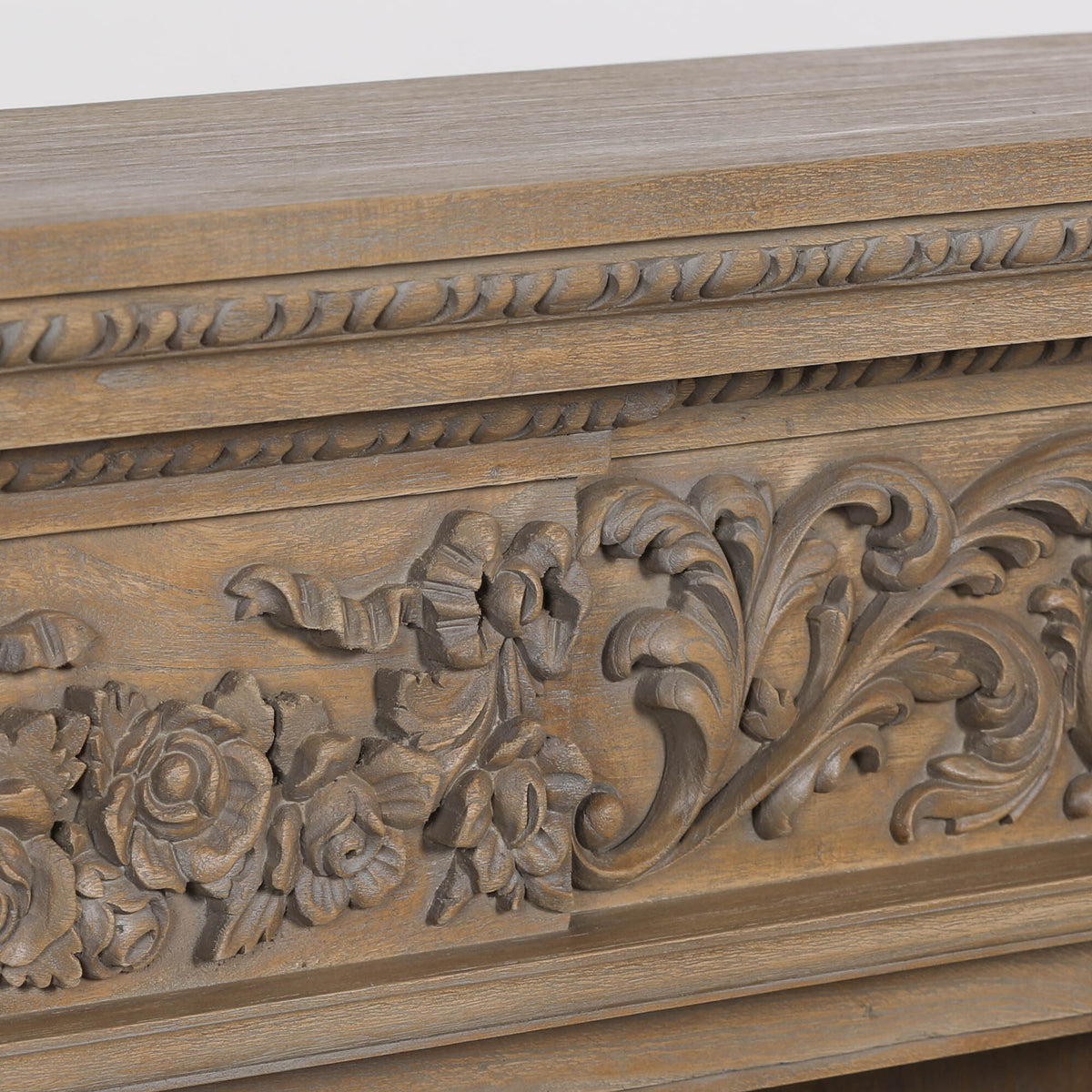 Wooden Carved Fire Surround