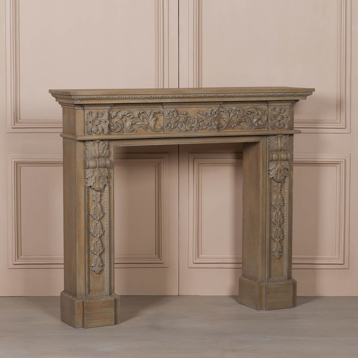 Wooden Carved Fire Surround