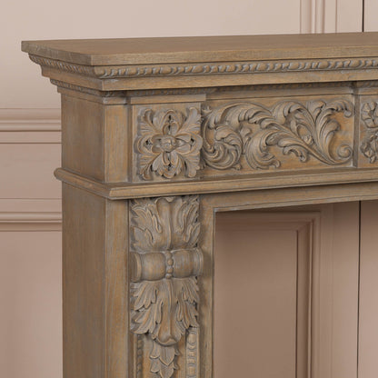 Wooden Carved Fire Surround