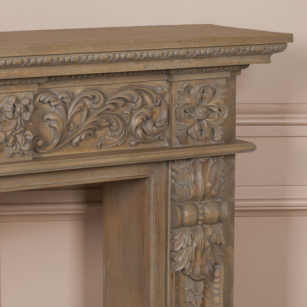 Wooden Carved Fire Surround
