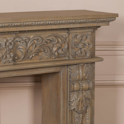 Wooden Carved Fire Surround