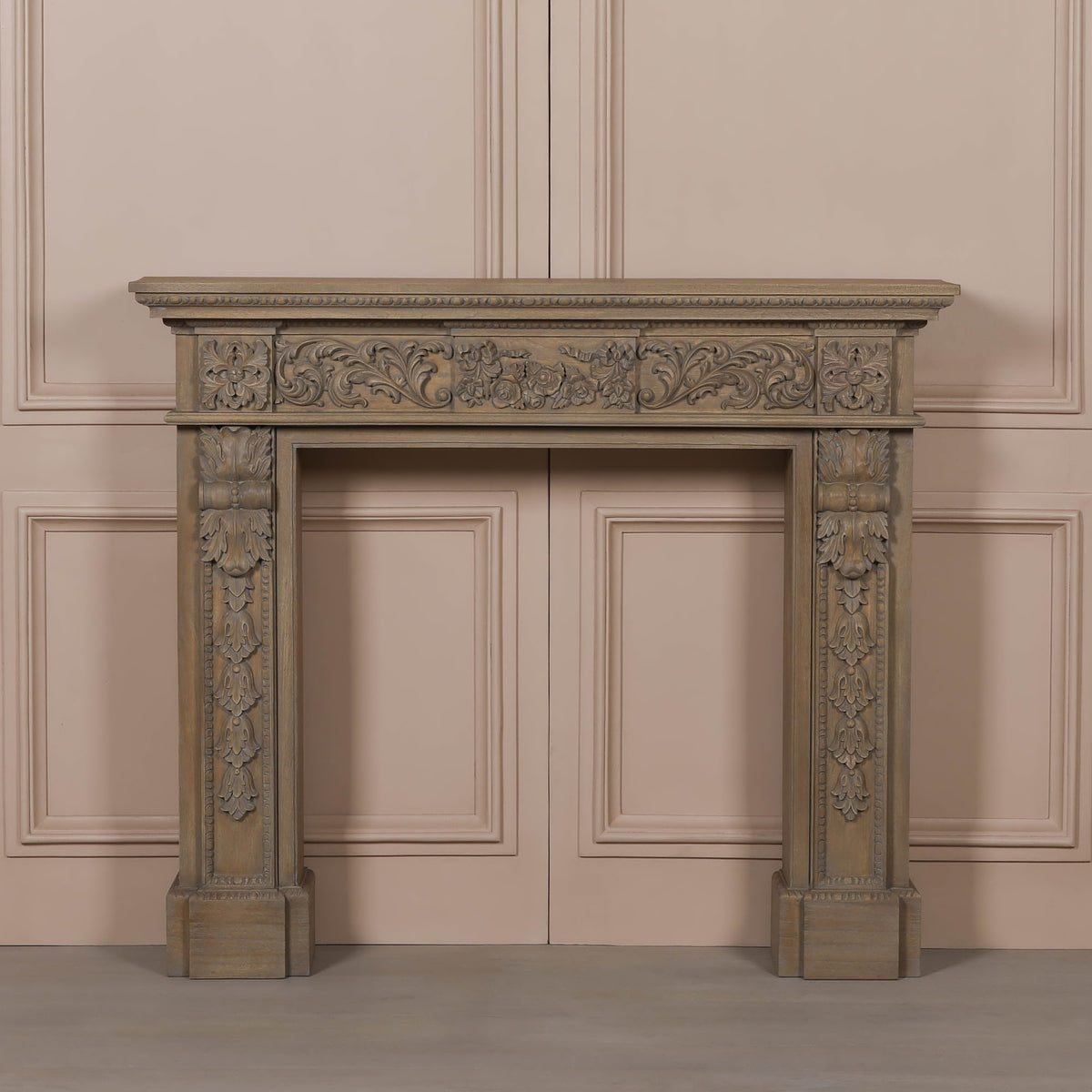 Wooden Carved Fire Surround