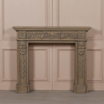 Wooden Carved Fire Surround