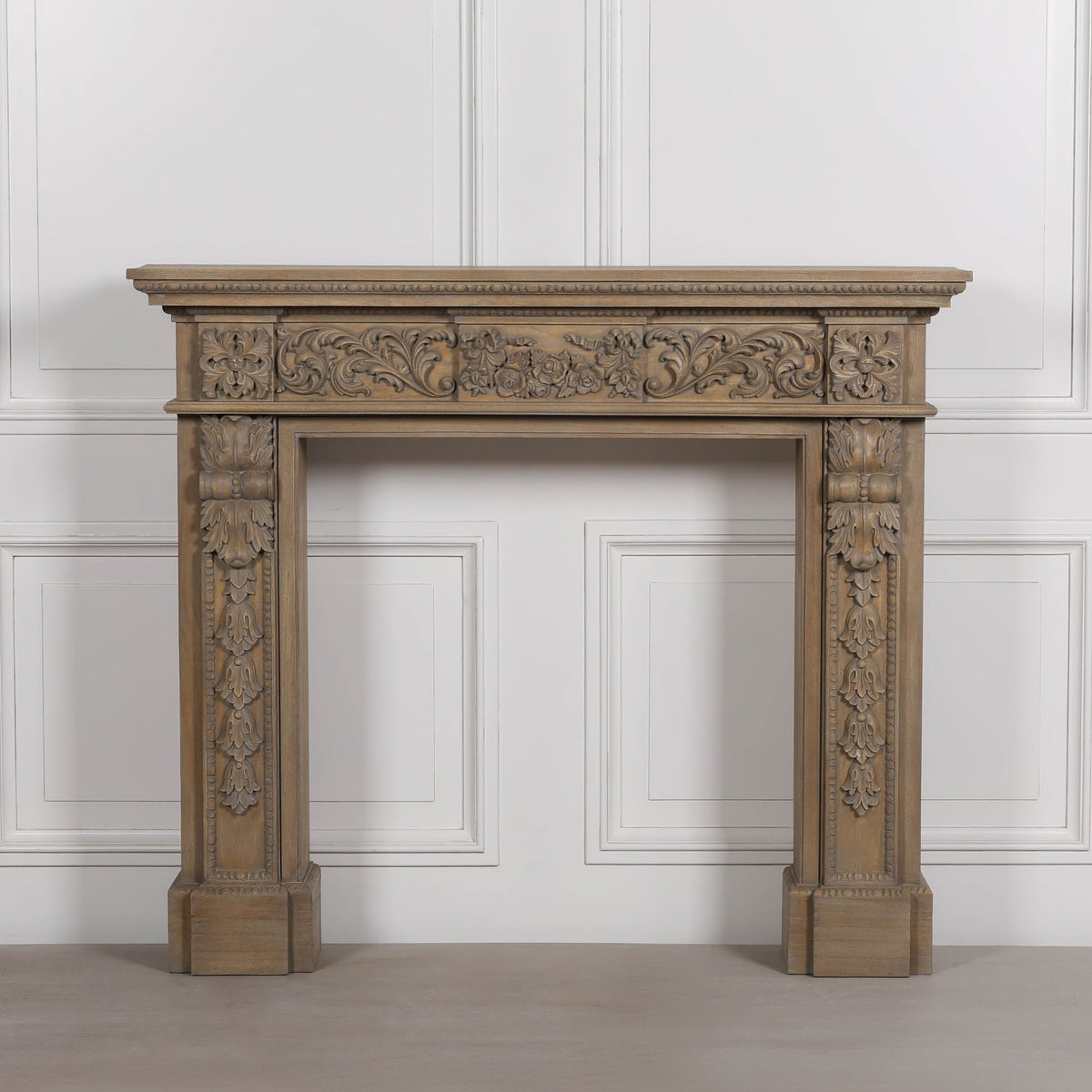 Wooden Carved Fire Surround