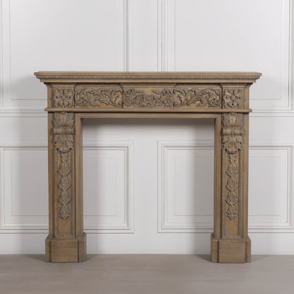 Wooden Carved Fire Surround