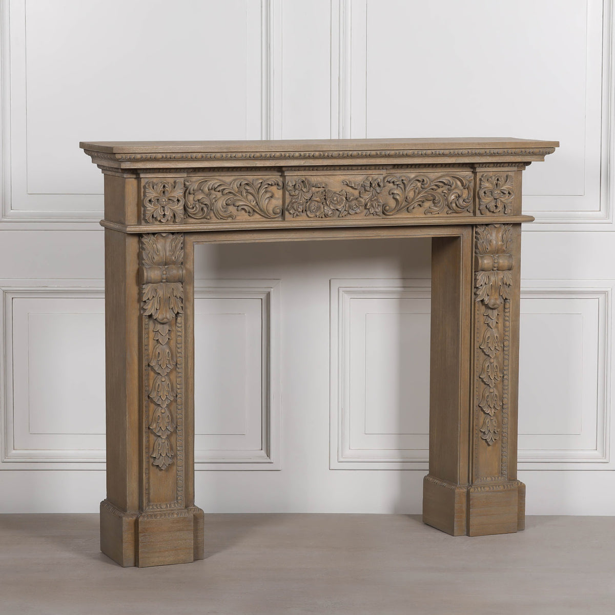 Wooden Carved Fire Surround