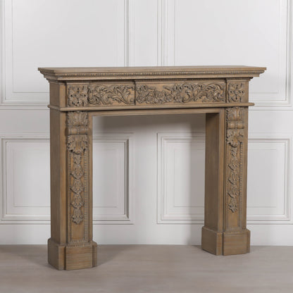 Wooden Carved Fire Surround