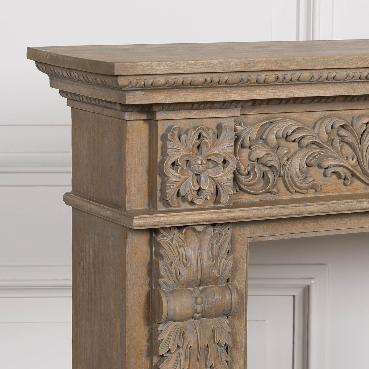 Wooden Carved Fire Surround