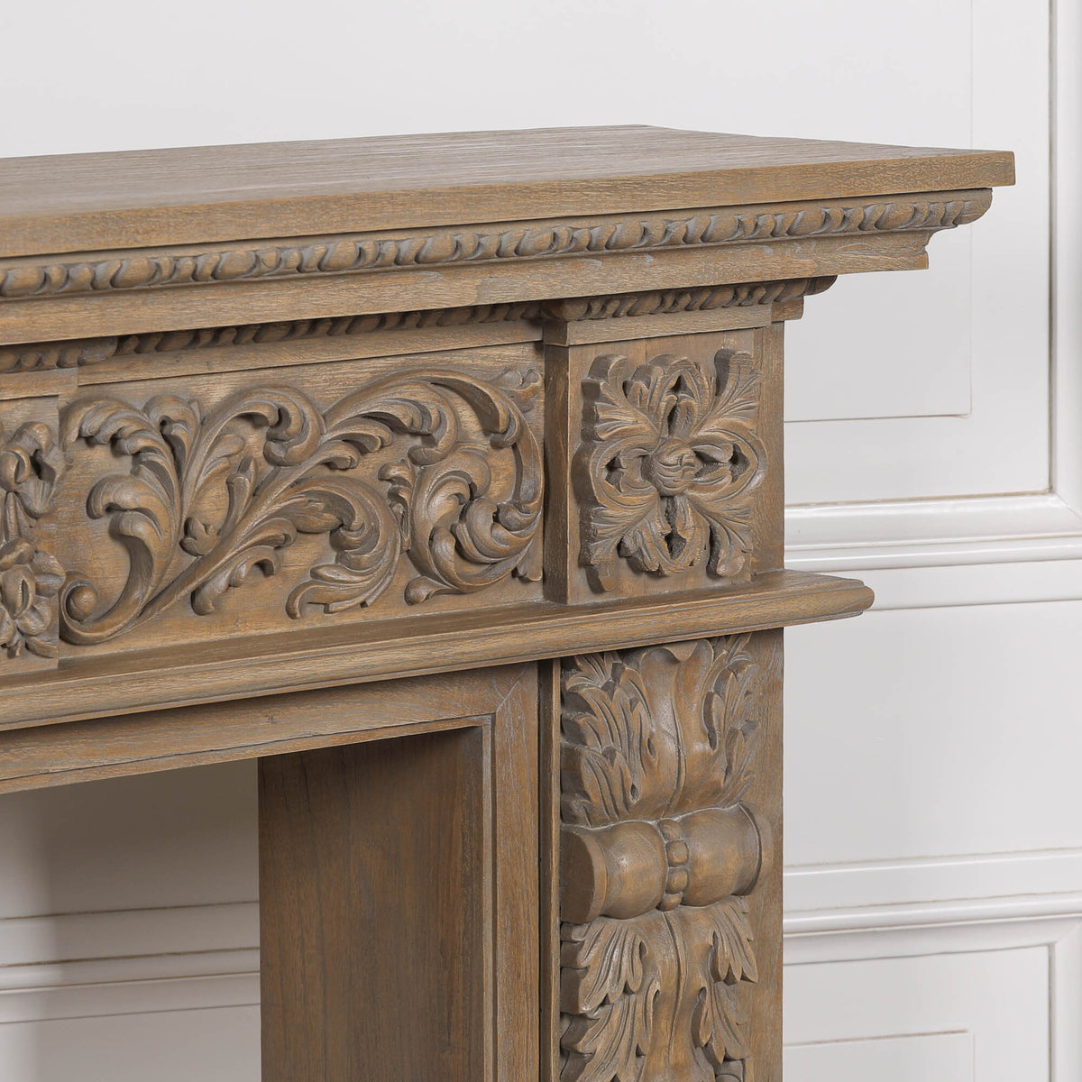 Wooden Carved Fire Surround