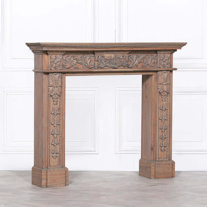 Wooden Carved Fire Surround