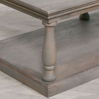 Rustic Column Coffee Table