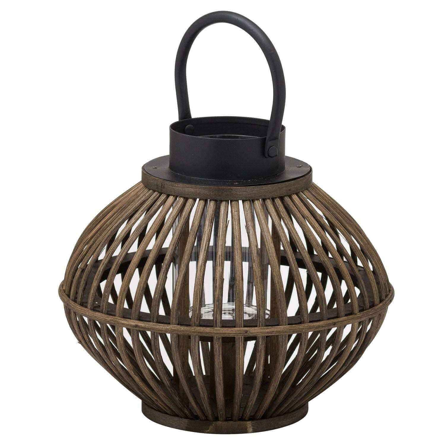 Brown Bamboo Style Lantern